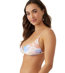 O'Neill Women's Wildflower Wash Doheny Bikini Top