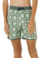 Rip Curl Boys' Pacific Rinse Gem Volley Swim Short (Big Kid)