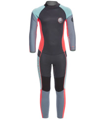 Rip Curl Girls' Dawn Patrol Back Zip Full Suit Wetsuit