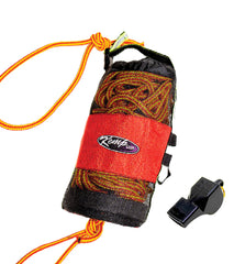 KEMP USA Throw Bag with 100' of 3/8" Yellow Rope and Bengal Safety Whistle