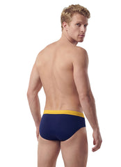 Nike Men's Hydrastrong Fly Colorblock Brief Swimsuit