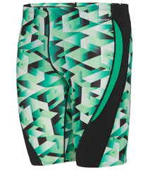 Dolfin Men's Reliance Molten Print Spliced Jammer Swimsuit