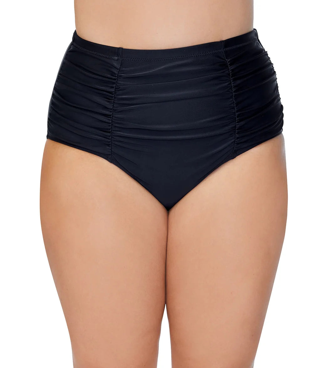 Raisins Women's Tranquilo Solids Costa Plus Size Bikini Bottom